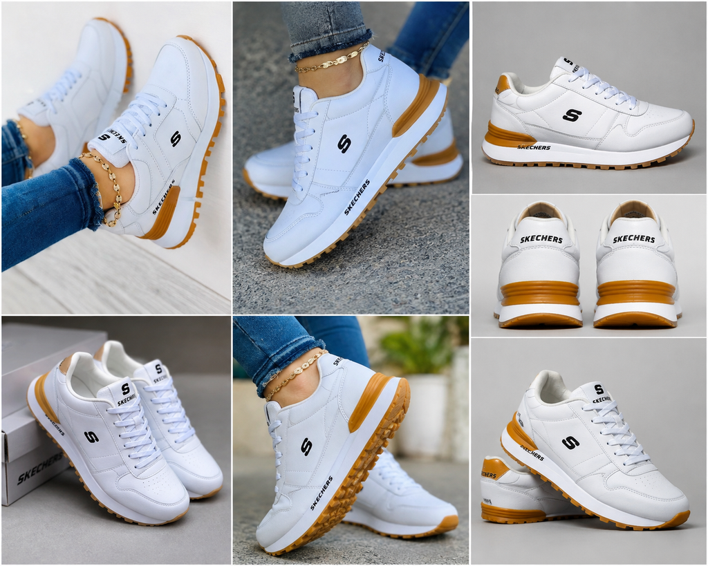 Skechers Blanco Dama